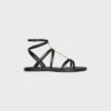 CELINE Lympia Strappy Jewel Sandal dana derisi CELINE Lympia Strappy Jewel Sandal dana derisi