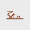 CELINE Lympia Strappy Jewel Sandal dana derisi CELINE Lympia Strappy Jewel Sandal dana derisi
