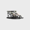 CELINE Lympia Strappy Jewel Sandal dana derisi CELINE Lympia Strappy Jewel Sandal dana derisi
