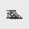 CELINE Lympia Strappy Jewel Sandal dana derisi CELINE Lympia Strappy Jewel Sandal dana derisi