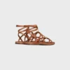 CELINE Lympia Strappy Jewel Sandal dana derisi CELINE Lympia Strappy Jewel Sandal dana derisi