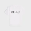 CELINE Pamuklu Jersey Gevşek Tişört CELINE Pamuklu Jersey Gevşek Tişört