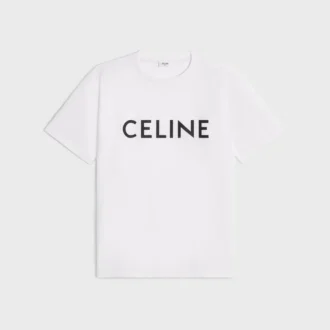 CELINE Pamuklu Jersey Gevşek Tişört