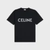 CELINE Pamuklu Jersey Gevşek Tişört