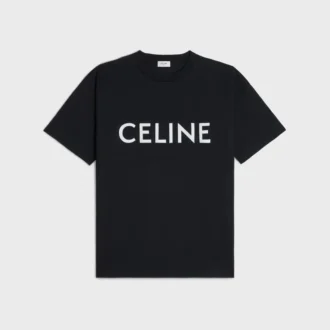 CELINE Pamuklu Jersey Gevşek Tişört