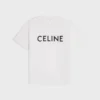 CELINE Pamuklu Jersey Gevşek Tişört