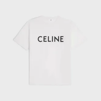 CELINE Pamuklu Jersey Gevşek Tişört