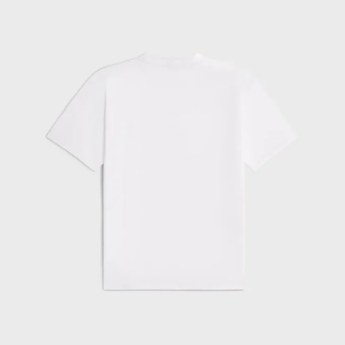 CELINE Pamuklu Jersey Gevşek Tişört CELINE Pamuklu Jersey Gevşek Tişört