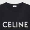 CELINE Pamuklu Jersey Gevşek Tişört