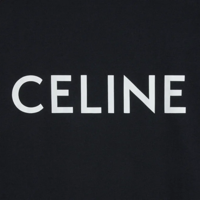 CELINE Pamuklu Jersey Gevşek Tişört