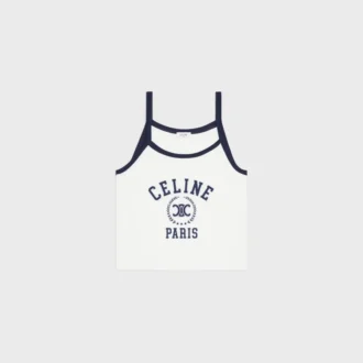CELINE Pamuklu Jersey Tank Top