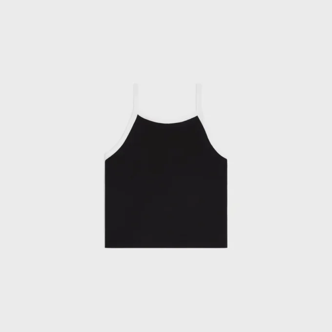 CELINE Pamuklu Jersey Tank Top CELINE Pamuklu Jersey Tank Top