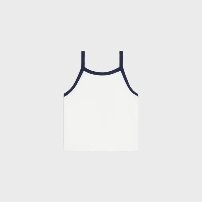CELINE Pamuklu Jersey Tank Top CELINE Pamuklu Jersey Tank Top