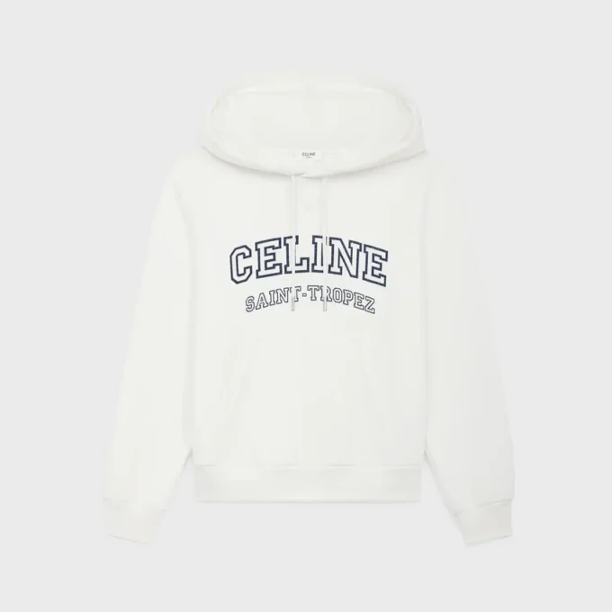 CELINE Polar Pamuklu Kapüşonlu Sweatshirt CELINE Polar Pamuklu Kapüşonlu Sweatshirt