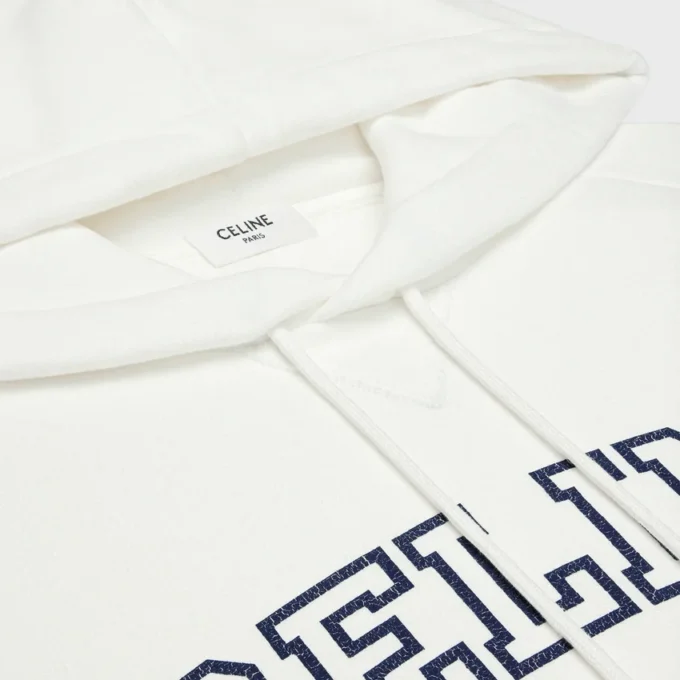 CELINE Polar Pamuklu Kapüşonlu Sweatshirt CELINE Polar Pamuklu Kapüşonlu Sweatshirt