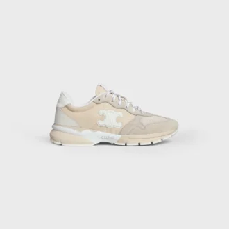 CELINE Runner Cr-04 Naylon, File, Dana Derisi ve Süet Dana Derisi Spor Ayakkabı