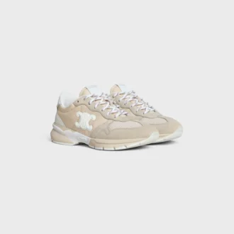 CELINE Runner Cr-04 Naylon, File, Dana Derisi ve Süet Dana Derisi Spor Ayakkabı