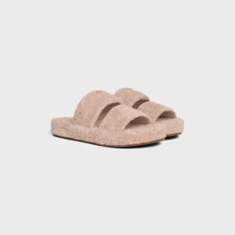 CELINE Slides Triomphe, Sünger Kumaş