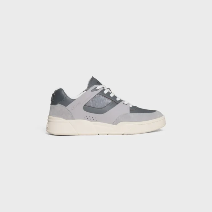CELINE Trainer Ct-09 Düşük Bağcıklı Spor Ayakkabı, Süet Dana Derisi, Dana Derisi ve File CELINE Trainer Ct-09 Düşük Bağcıklı Spor Ayakkabı, Süet Dana Derisi, Dana Derisi ve File