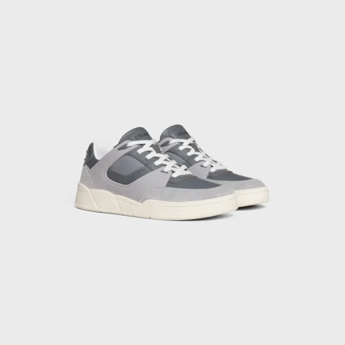 CELINE Trainer Ct-09 Düşük Bağcıklı Spor Ayakkabı, Süet Dana Derisi, Dana Derisi ve File CELINE Trainer Ct-09 Düşük Bağcıklı Spor Ayakkabı, Süet Dana Derisi, Dana Derisi ve File