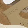 CELINE Trainer Ct-09 Süet Dana Derisi ve File Dantelli Düşük Bilekli Spor Ayakkabı CELINE Trainer Ct-09 Süet Dana Derisi ve File Dantelli Düşük Bilekli Spor Ayakkabı