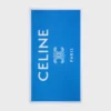 CELINE Triomphe Havlu Pamuklu Plaj Havlusu CELINE Triomphe Havlu Pamuklu Plaj Havlusu