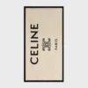 CELINE Triomphe Havlu Pamuklu Plaj Havlusu CELINE Triomphe Havlu Pamuklu Plaj Havlusu