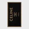 CELINE Triomphe Havlu Pamuklu Plaj Havlusu CELINE Triomphe Havlu Pamuklu Plaj Havlusu