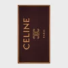 CELINE Triomphe Havlu Pamuklu Plaj Havlusu CELINE Triomphe Havlu Pamuklu Plaj Havlusu