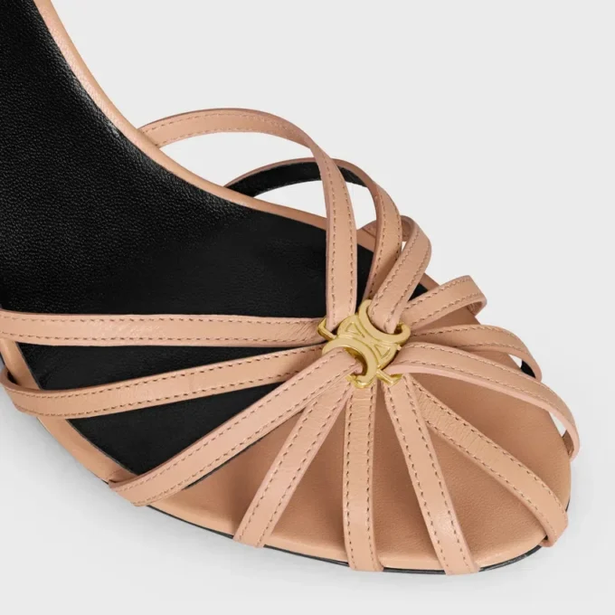 CELINE Triomphe Kidskin Sandalet CELINE Triomphe Kidskin Sandalet