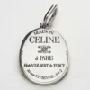 Charms CELINE Ev Kaplamalı Pirinç Madalya Charms CELINE Ev Kaplamalı Pirinç Madalya