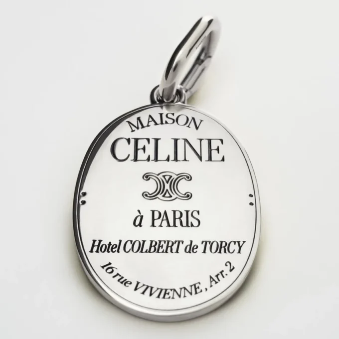 Charms CELINE Ev Kaplamalı Pirinç Madalya Charms CELINE Ev Kaplamalı Pirinç Madalya