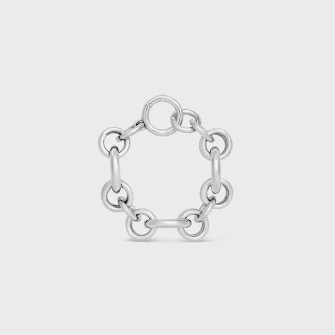Charms Heritage Rodyum Kaplamalı Pirinçten Kalın Bilezik Charms Heritage Rodyum Kaplamalı Pirinçten Kalın Bilezik