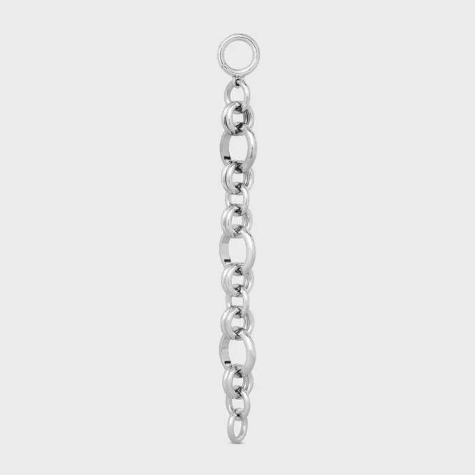 Charms Heritage Rodyum Kaplamalı Pirinçten Kalın Bilezik Charms Heritage Rodyum Kaplamalı Pirinçten Kalın Bilezik