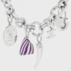 Rodyum Kaplamalı Reçine ve Pirinçten Üretilmiş Berlingot Charms Rodyum Kaplamalı Reçine ve Pirinçten Üretilmiş Berlingot Charms