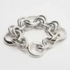 Charms Heritage Rodyum Kaplamalı Pirinçten Kalın Bilezik Charms Heritage Rodyum Kaplamalı Pirinçten Kalın Bilezik