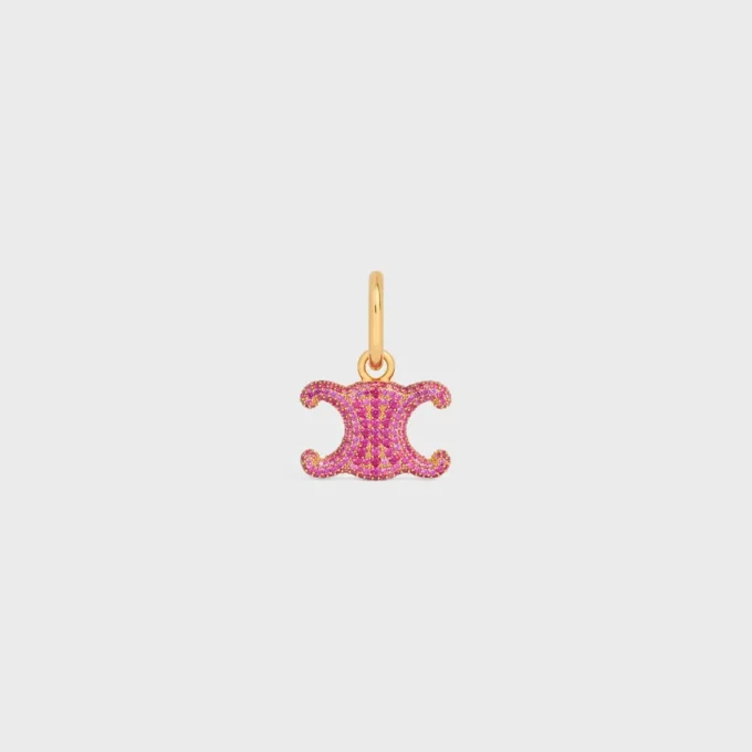 Charms Triomphe Strass ve Altın Kaplamalı Pirinç Charms Triomphe Strass ve Altın Kaplamalı Pirinç