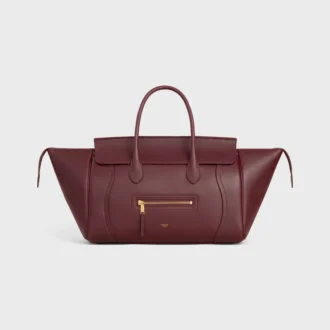 Damarlı Dana Derisi Luggage