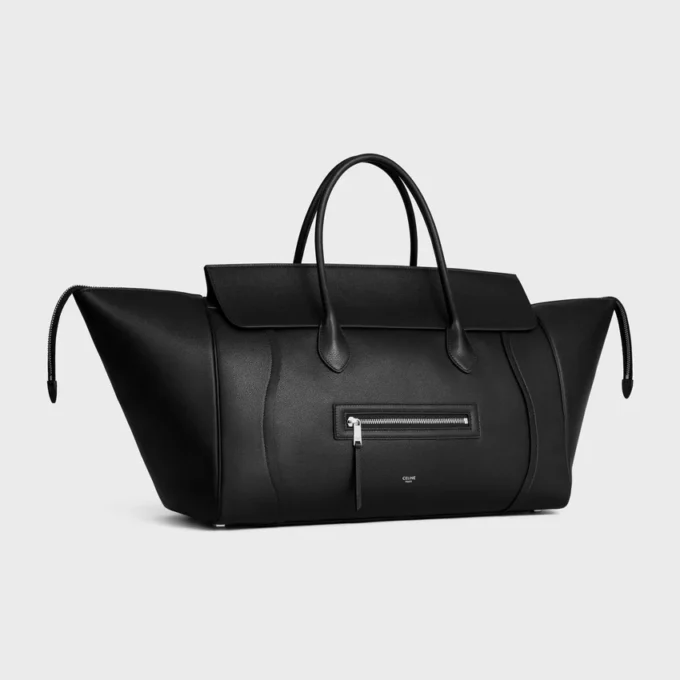 Damarlı Dana Derisinden Büyük Luggage Damarlı Dana Derisinden Büyük Luggage