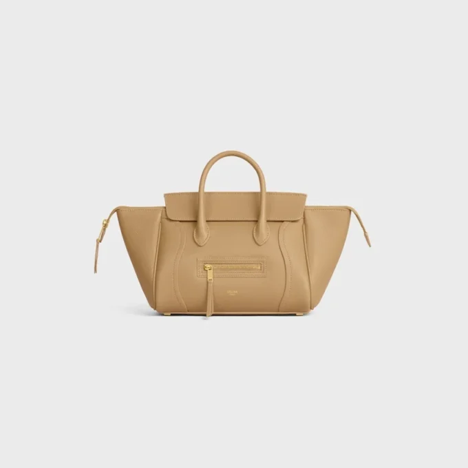 Damarlı Dana Derisinden Küçük Luggage Damarlı Dana Derisinden Küçük Luggage
