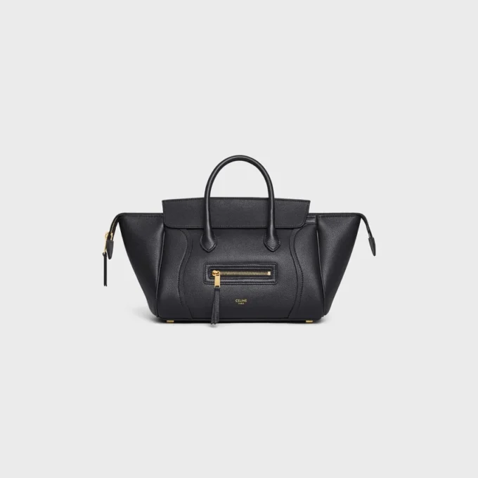 Damarlı Dana Derisinden Küçük Luggage Damarlı Dana Derisinden Küçük Luggage