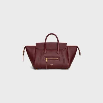 Damarlı Dana Derisinden Küçük Luggage
