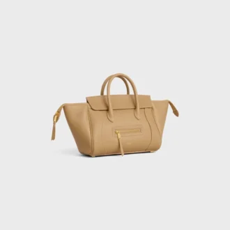 Damarlı Dana Derisinden Küçük Luggage
