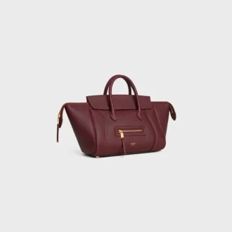 Damarlı Dana Derisinden Küçük Luggage