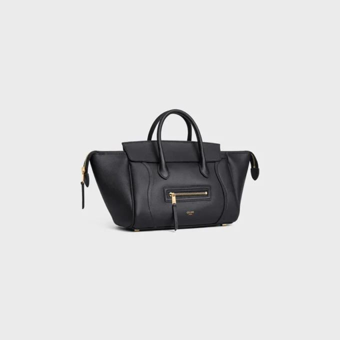 Damarlı Dana Derisinden Küçük Luggage Damarlı Dana Derisinden Küçük Luggage