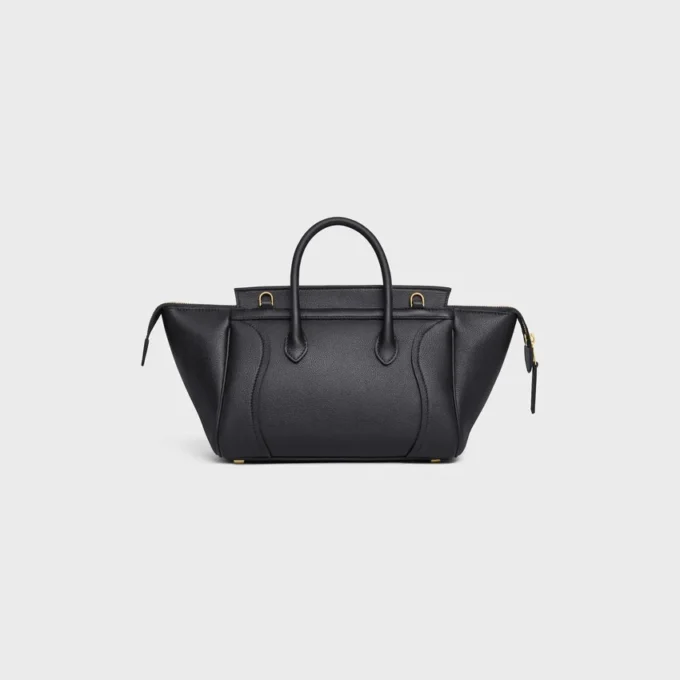 Damarlı Dana Derisinden Küçük Luggage Damarlı Dana Derisinden Küçük Luggage