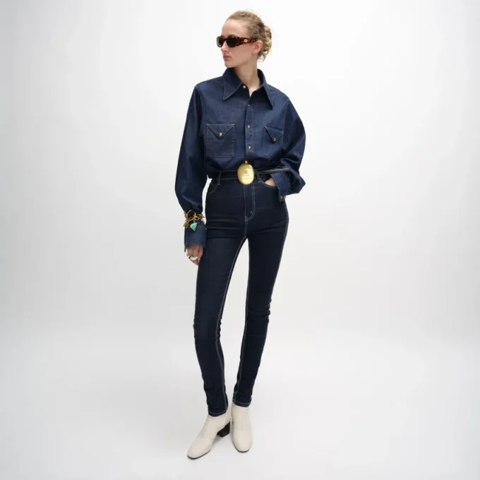 Denim Gömlek Denim Gömlek