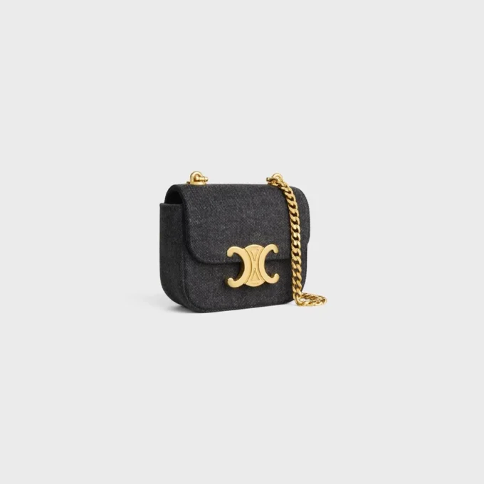 Denim ve Dana Derisi Mini Chain Claude Denim ve Dana Derisi Mini Chain Claude