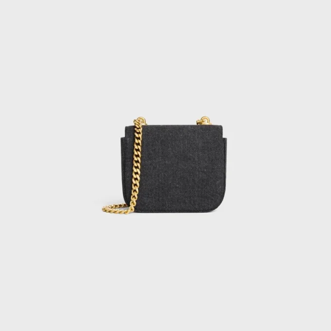 Denim ve Dana Derisi Mini Chain Claude Denim ve Dana Derisi Mini Chain Claude