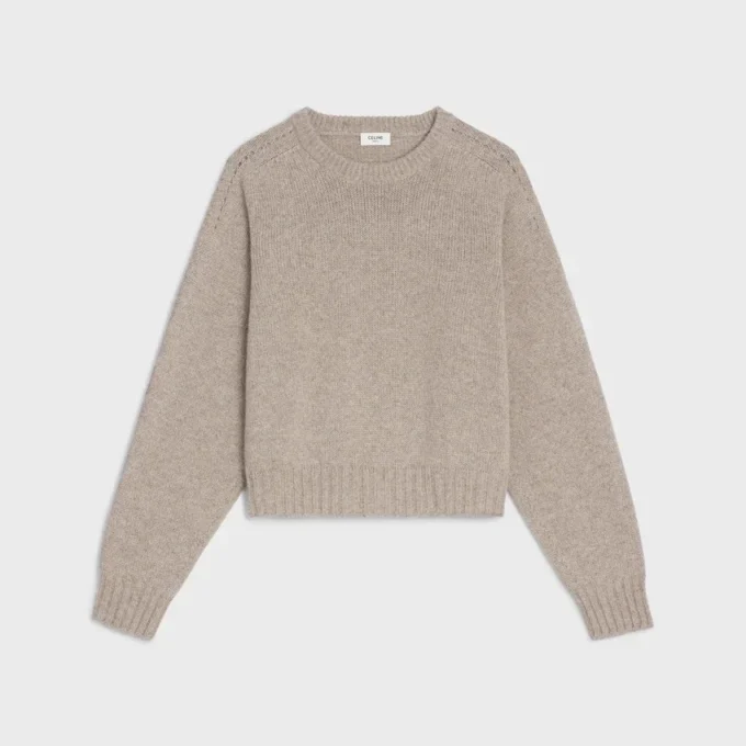 Dikişsiz Kaşmir Crew Neck Kazak Dikişsiz Kaşmir Crew Neck Kazak